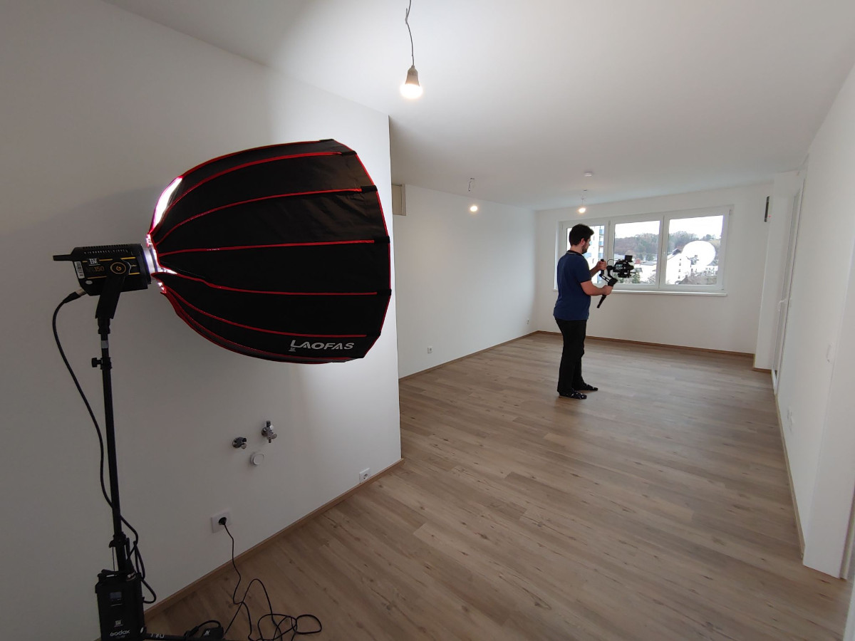 Filmen von Immobilien