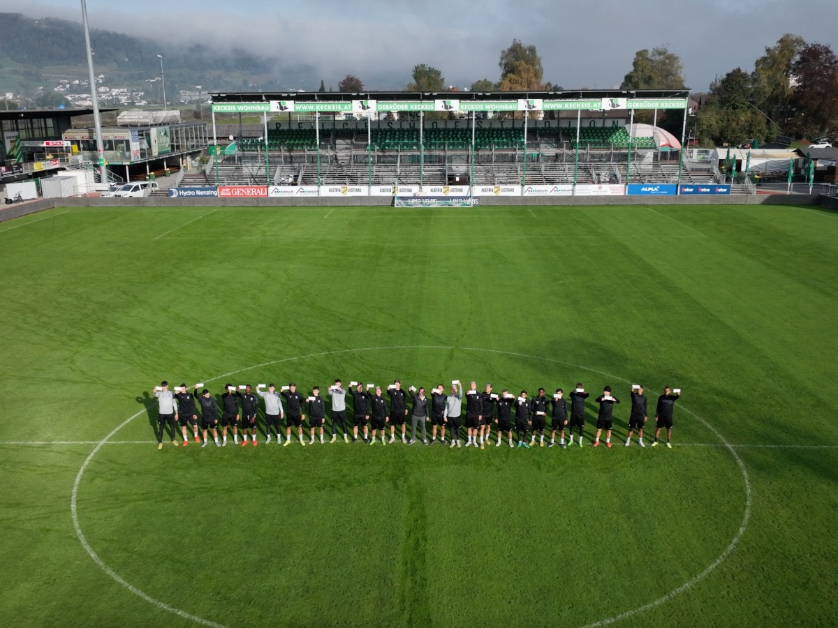 Drohnenaufnahme Reichshofstadion Lustenau